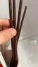 双枪百年龄鸡翅木筷子家用高档新款防霉防滑木质长筷子10双装 实拍图