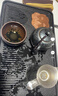 高档仿乌金石茶盘家用茶台沥水盘茶托盘茶具2025新款茶海套装干泡 中号千里江山茶盘（蓄排两用） 实拍图