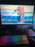 华硕VG27AQL5A-W小金刚27Max 27英寸显示器2K 180Hz显示器210Hz FastIPS FreeSync 0.3ms响应HDR400 实拍图