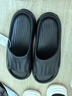 名创优品（MINISO）家居拖鞋男女情侣家用舒适浴室防滑防臭凉拖鞋夏  高级黑42-43 晒单实拍图
