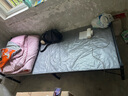 初学者 折叠床单人床家用午休床简易便携租房午睡铁床办公室硬板行军床 灰纹75cm宽 磨砂黑-加厚钢架 实拍图