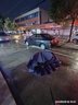 天堂 全自动雨伞三折 10骨加固一键开收易甩干简约晴雨伞 紫兰 实拍图