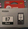 佳能（Canon）PG-87 黑色墨盒(适用E568黑·大印量套装/E568白/E568/E568R) 实拍图