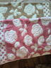沐凡 枕巾 纯棉加厚 一对2条装四季柔软透气全棉卡通情侣单人枕头巾 桃心花朵豆粉一对 75cm*50cm 实拍图