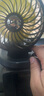 华饰车载风扇汽车电风扇12V24V大货车专用大风力强风usb插口双头电扇 实拍图