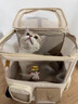 华元宠具（hoopet）猫包外出便携背包猫双肩包狗狗多猫拉杆宠物拉杆箱大容量行李箱 月光宝盒-拉杆包（带小熊包） 适合体重25斤内猫咪，10斤内狗狗 实拍图