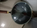 北美电器（ACA）锤纹小炒锅家用老式铁锅炒锅无涂层不粘锅炒菜锅燃磁通用 ACA珍铁炒锅 32cm 实拍图