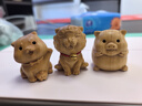 崖柏木十二生肖木雕刻守护鼠牛虎兔龙蛇马羊猴鸡狗猪手把件摆件 狗 实拍图