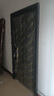 欧帝乐（OUDILE）加厚锌合金甲级防盗门入户门+航空铝箔填充+智能门指纹锁子母门 机械锁 2050*1050/2150*960 实拍图