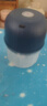 绞肉机小型打蒜器家用绞蒜切蒜器多功能辅食料理机电动蒜泥神器蒜蓉机自动切菜机压蒜器 蓝色-升级大电机 0.26L 实拍图