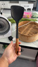 珐宝（staub）木柄硅胶家用汤勺饭勺漏勺刮勺分菜勺多功能勺厨具配件套组 木柄硅胶锅铲 实拍图