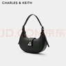 CHARLES&KEITH三角扣新月包腋下包单肩包包女包生日礼物CK2-50271205 实拍图