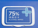 京东京造 75%酒精湿巾80片*3包 杀菌率99.9% 湿纸巾 卫生消毒湿巾纸 实拍图