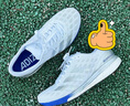 adidas ADIZERO BOSTON 9马拉松boost专业竞训跑鞋男阿迪达斯 白色/银色/蓝色   44 实拍图