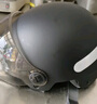 野马（YEMA）3C认证351-2S电动车头盔女夏季防晒电瓶车半盔男摩托车安全帽 亚黑+咖色短镜 实拍图