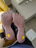 Vibram五指鞋女运动鞋轻便透气赤足跑步鞋健身训练休闲鞋五趾鞋  KSOEVO 黑/玫粉色（建议拍大一码） 39 实拍图