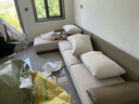 全友家居 布艺沙发客厅家用家具实木架大户型简约风贵妃位L型布艺沙发 实拍图