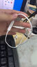 纽曼（Newmine）NM-LK06 半入耳式线控有线耳机 手机耳机 音乐耳机 3.5mm接口 电脑笔记本手机适用 白色 实拍图