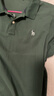 哈吉斯（HAZZYS）男装 夏季男上衣百搭日常通勤短袖polo衫男ASTZE0CBF11 深绿色DG 2XL （185/104A 52）（尺码偏小） 实拍图