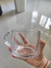 【采销推荐】玻璃水杯牛奶杯早餐大肚杯带盖勺咖啡泡茶杯简约啤酒 简约杯 350ml 1只 实拍图