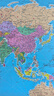 【官方正版 升级精装版】2025 世界地图挂图 大尺寸1.5米*1.1米 高清印刷防水覆膜带挂杆挂绳 学生办公室书房家庭装饰挂图挂画墙贴精美装饰   实拍图