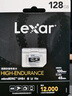雷克沙（Lexar）128GB TF（MicroSD）存储卡 C10 U3 V30读速100MB/s 行车记录仪内存卡 安防监控专用高度耐用 实拍图