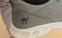 骆驼（CAMEL）父亲节礼物网面透气轻量健步运动男鞋 K14B60L8015 雨雾灰 44 实拍图