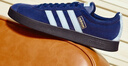 adidas「T头鞋」VL COURT 2.0复古休闲板鞋德训鞋阿迪达斯轻运动   深蓝/粉蓝/树脂黄   41 实拍图