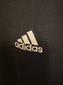 adidas情侣休闲纯棉上衣圆领短袖T恤男女夏季阿迪达斯官方轻运动 黑色 2XL 实拍图