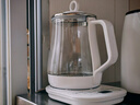 美的（Midea）养生壶大容量 煮茶器智能预约1.5L烧水壶 恒温煮茶壶 办公室电水壶 花茶壶 【316材质】MK-YSP1508 1.5L 实拍图