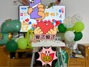 多美忆生日场景布置气球生日装饰宝宝周岁生日快乐电视投屏海报恐龙套餐 实拍图