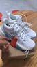 李宁（LI-NING）轻速1.0丨实战篮球鞋男网面透气减震水泥克星防侧翻运动鞋 荧光绣蓝紫/雪青蓝-4 41.5 实拍图
