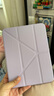 SmorssiPad保护套平板支架适用苹果iPad mini7/mini6 8.3寸保护壳套【全包防护|轻薄多折|防弯防摔】紫 实拍图
