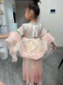 安妮优儿女童汉服春夏2025裙子国风连衣裙超仙襦裙古风女孩公主 粉色 140 实拍图
