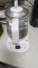 美的（Midea）养生壶大容量 煮茶器智能预约1.5L烧水壶 恒温煮茶壶 办公室电水壶 花茶壶 【316材质】MK-YSP1508 1.5L 实拍图