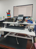 全品屋升降电脑桌升降工作台电脑升降支架台站立式升降办公书桌 气动无级升降-白桌双层80cm 实拍图