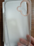 朗客适用苹果16手机壳iPhone16保护套半透明磨砂镜头防摔超薄硬壳不沾指纹防滑亲肤手感撞色外壳简约款 实拍图
