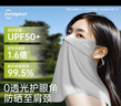 超亚 防晒口罩女防晒面罩护颈防紫外线脸基尼【经典护颈】百搭云雾灰  实拍图