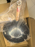 臻三环章丘铁锅炒锅手工锻打铁锅无涂层不易粘锅炒菜锅厨房好物一环轻音 古法烤蓝（适合4-5人） 34cm 实拍图