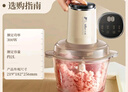 小熊（Bear）绞肉机家用 绞馅机碎肉机 电动多功能料理搅拌蒜蓉机 搅肉机 粗细可调 约2L容量QSJ-F03T2 实拍图