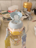 babycare儿童水杯吸管杯双饮二合一户外运动水壶上学大容量PPSU-满杯600ml 实拍图