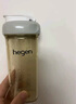 HEGEN海格恩吸管杯1-3岁330ml儿童PPSU多功能学饮杯直饮喝水杯灰色 实拍图