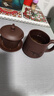 君礼轩紫砂杯套装宜兴手工茶杯带过滤茶水分离四件套礼盒装君子杯420ml 实拍图