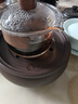 耐热加厚高硼硅玻璃盖碗泡茶茶杯防烫手抓盖碗功夫茶 透明色盖碗 实拍图