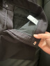 太平鸟男装休闲裤纯色锥形九分裤通勤简约男士 黑色4（锥形） M(31)  实拍图
