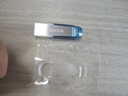 闪迪（SanDisk）128GB U盘 CZ73 时尚蓝色 安全加密 数据恢复 学习电脑办公投标 小巧便携 车载 大容量金属优盘 实拍图