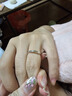 CRD克徕帝【现货闪发】契合钻石情侣款对戒婚戒结婚订婚钻戒铂金戒 PT950铂金 男戒 约3分 实拍图