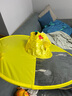 小黄鸭飞碟雨衣小孩斗篷式雨伞帽幼儿园宝宝儿童雨衣连体雨披女童 雨披-小黄鸭 S 实拍图