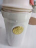 丽贝德咖啡杯不锈钢女高颜值水杯子陶瓷内胆保温杯米白色 460ML 实拍图