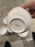 斯凯绨（Sky Top）米饭碗骨瓷小汤碗纯白陶瓷家用酒店餐具套装4.5英寸金钟碗10件 实拍图